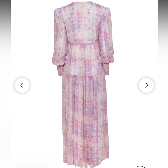 NWT Rococo Sand Metallic Etre Maxi Dress - Picture 2 of 8